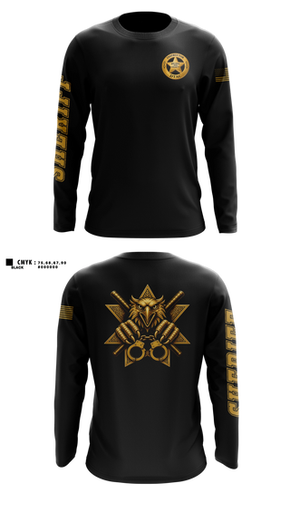 Long Sleeve Performance Shirt, Solano County Sheriff's Office Defensive Tactics Unit, Police, Teamtime, Team time, sublimation, custom sports apparel, team uniforms, spirit wear, spiritwear, sports uniforms, custom shirts, team store, custom team store, fundraiser sports, apparel fundraiser