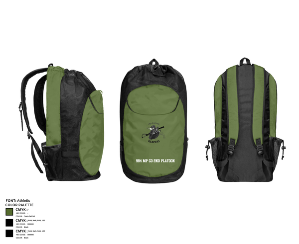 Gear Bag, 984 MP CO 2nd Platoon, , Teamtime, Team time, sublimation, custom sports apparel, team uniforms, spirit wear, spiritwear, sports uniforms, custom shirts, team store, custom team store, fundraiser sports, apparel fundraiser