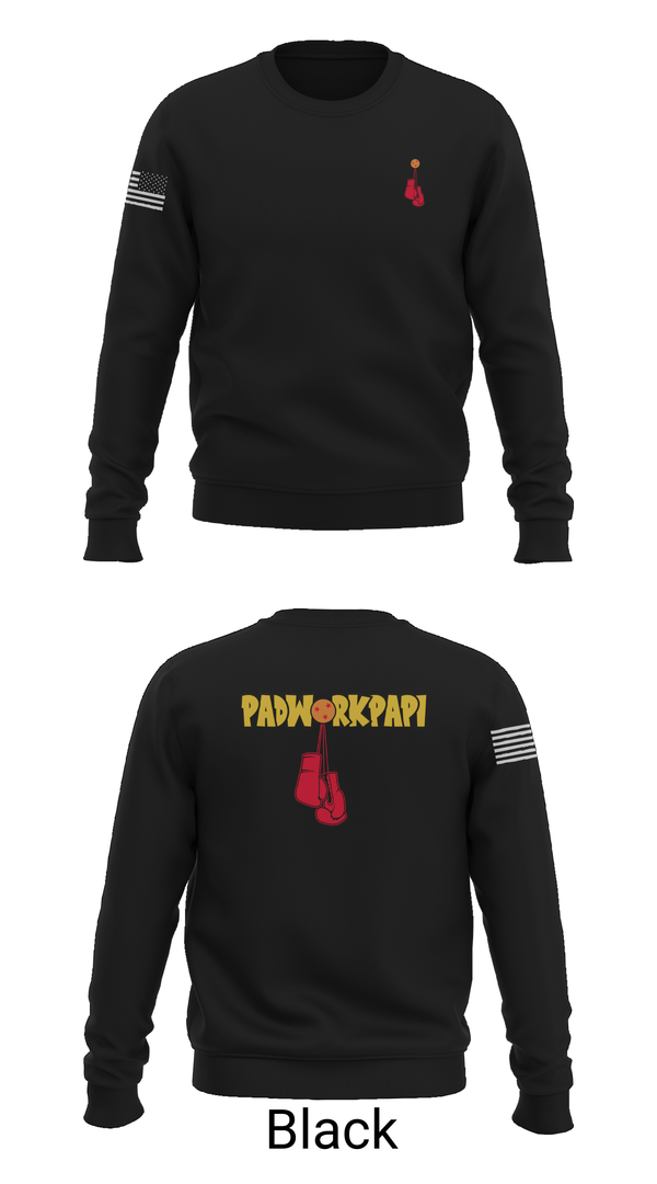 Crew Neck Sweatshirt, PADWORKPAPI, E-Sports, Teamtime, Team time, sublimation, custom sports apparel, team uniforms, spirit wear, spiritwear, sports uniforms, custom shirts, team store, custom team store, fundraiser sports, apparel fundraiser