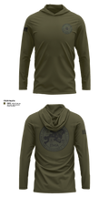 Lauderdale County Emergency Management Homeland Securtiy Long Sleeve Hooded Sun Shirt - 12