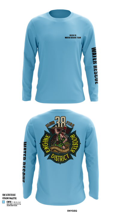 Klein Fire 38 11019570 Long Sleeve Performance Shirt 168