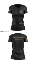 BHIT Women's Short Sleeve V-neck Shirt - 3