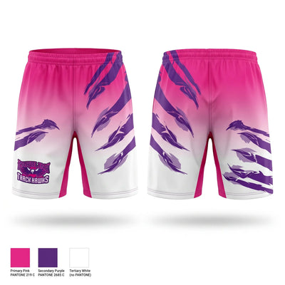 Carolina Track Hawks Athletic Shorts With Pockets - 1