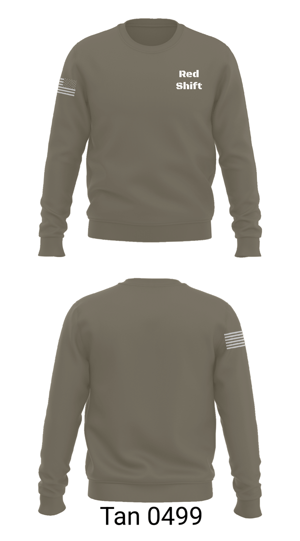 Crew Neck Sweatshirt, Red Shift, Police, Teamtime, Team time, sublimation, custom sports apparel, team uniforms, spirit wear, spiritwear, sports uniforms, custom shirts, team store, custom team store, fundraiser sports, apparel fundraiser