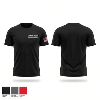 Short Sleeve Performance Shirt, Chemung County Sheriff’s Office, Police, Teamtime, Team time, sublimation, custom sports apparel, team uniforms, spirit wear, spiritwear, sports uniforms, custom shirts, team store, custom team store, fundraiser sports, apparel fundraiser