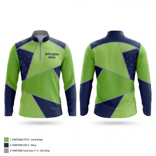 Quarter Zip Jacket, Arlington Aces, Men's Soccer, Teamtime, Team time, sublimation, custom sports apparel, team uniforms, spirit wear, spiritwear, sports uniforms, custom shirts, team store, custom team store, fundraiser sports, apparel fundraiser