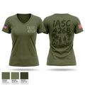 IASC 4-26B Women's Short Sleeve V-neck Shirt - 1
