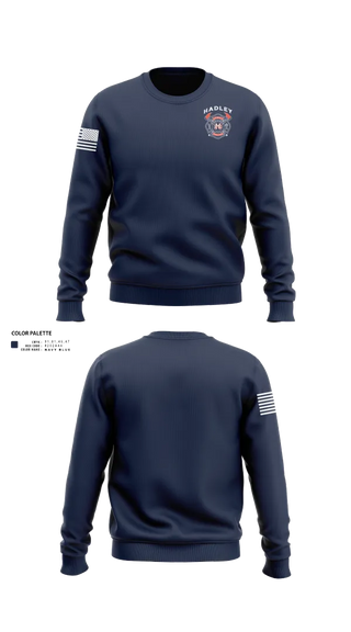 Crew Neck Sweatshirt, Hadley Local 5486, Fire Department, Teamtime, Team time, sublimation, custom sports apparel, team uniforms, spirit wear, spiritwear, sports uniforms, custom shirts, team store, custom team store, fundraiser sports, apparel fundraiser