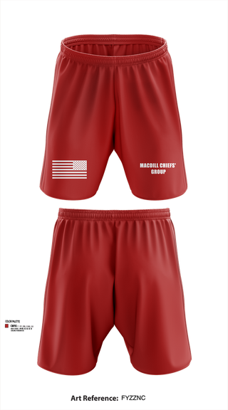 Athletic Shorts With Pockets, MacDill Chiefs' Group, , Teamtime, Team time, sublimation, custom sports apparel, team uniforms, spirit wear, spiritwear, sports uniforms, custom shirts, team store, custom team store, fundraiser sports, apparel fundraiser