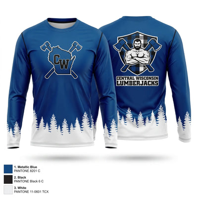 Central Wisconsin lumberjacks Long Sleeve Performance Shirt 2