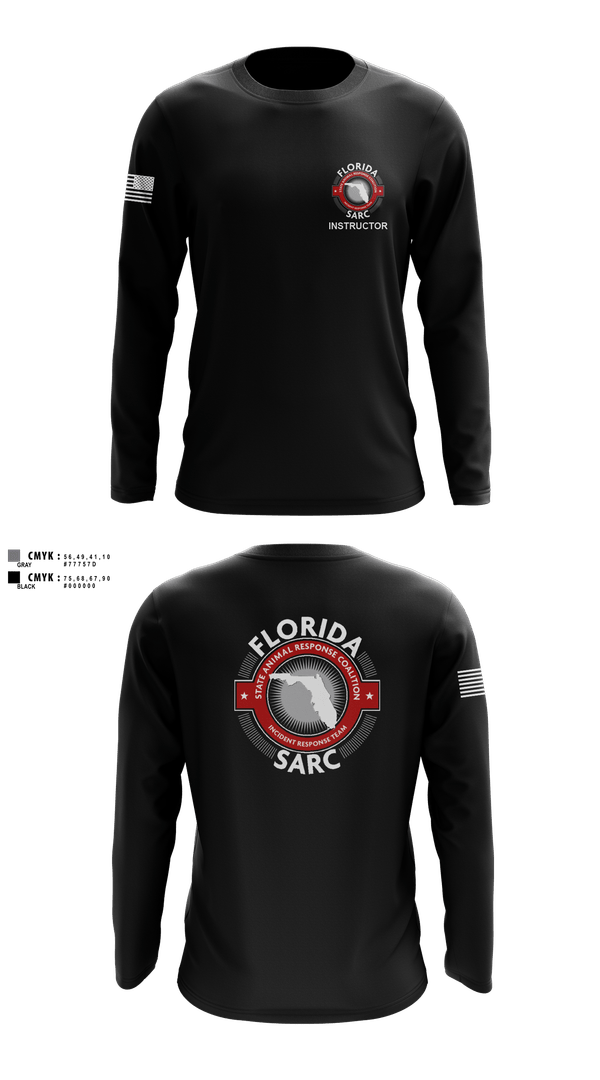Long Sleeve Performance Shirt, Florida State Animal Response Coalition, , Teamtime, Team time, sublimation, custom sports apparel, team uniforms, spirit wear, spiritwear, sports uniforms, custom shirts, team store, custom team store, fundraiser sports, apparel fundraiser