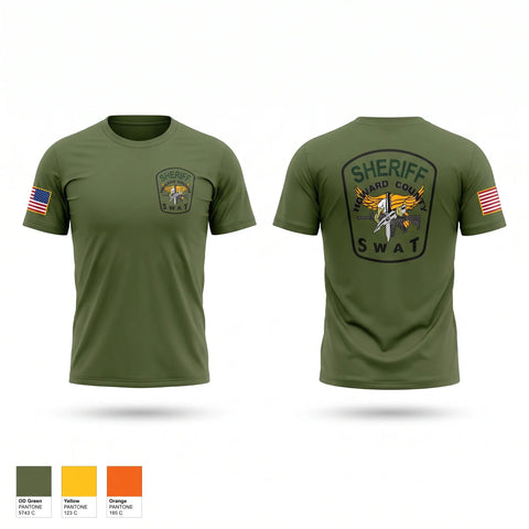 Short Sleeve Performance Shirt, Howard County Swat, Police, Teamtime, Team time, sublimation, custom sports apparel, team uniforms, spirit wear, spiritwear, sports uniforms, custom shirts, team store, custom team store, fundraiser sports, apparel fundraiser