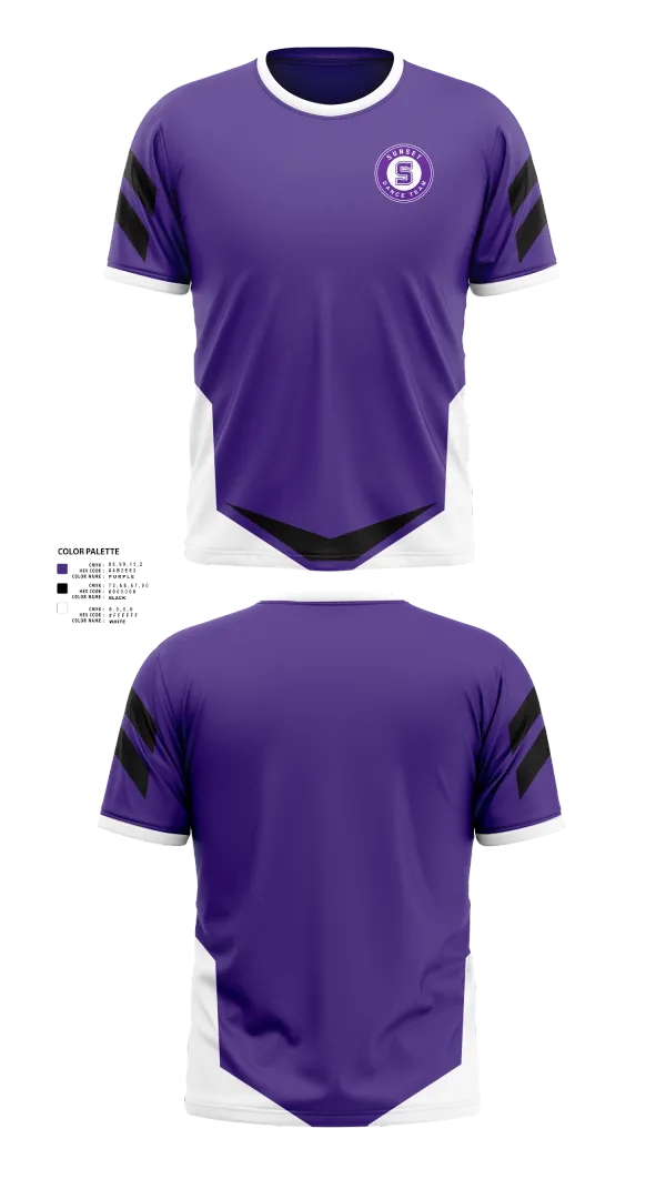 Short Sleeve Performance Shirt, Sunset Dance Team, Spirit Store, Teamtime, Team time, sublimation, custom sports apparel, team uniforms, spirit wear, spiritwear, sports uniforms, custom shirts, team store, custom team store, fundraiser sports, apparel fundraiser