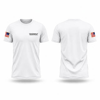 Old School Cotton Feel Shirt, Crime Stoppers of Beaufort County, Police, Teamtime, Team time, sublimation, custom sports apparel, team uniforms, spirit wear, spiritwear, sports uniforms, custom shirts, team store, custom team store, fundraiser sports, apparel fundraiser