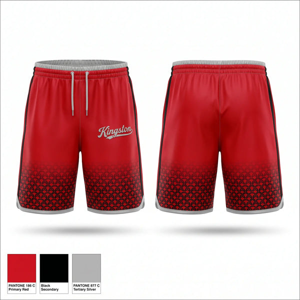 Athletic Shorts With Pockets, Kingston, Cross Country, Teamtime, Team time, sublimation, custom sports apparel, team uniforms, spirit wear, spiritwear, sports uniforms, custom shirts, team store, custom team store, fundraiser sports, apparel fundraiser