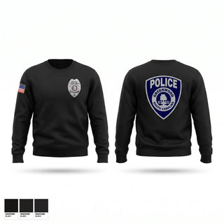 Crew Neck Sweatshirt, GREENWOOD POLICE DEPARTMENT, Police, Teamtime, Team time, sublimation, custom sports apparel, team uniforms, spirit wear, spiritwear, sports uniforms, custom shirts, team store, custom team store, fundraiser sports, apparel fundraiser