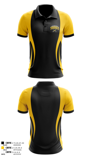 Short Sleeve Performance Polo, Andrew Thunderbolts Golf, Golf, Teamtime, Team time, sublimation, custom sports apparel, team uniforms, spirit wear, spiritwear, sports uniforms, custom shirts, team store, custom team store, fundraiser sports, apparel fundraiser