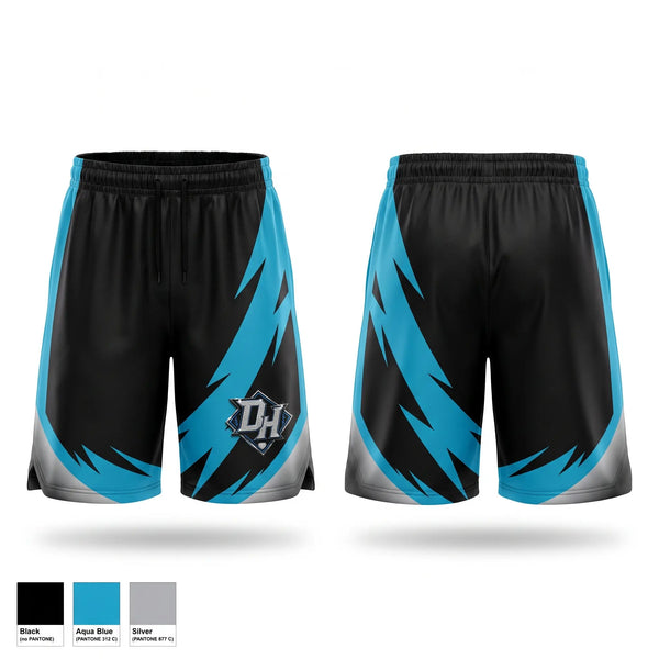 Athletic Shorts With Pockets, Diamond Hitterz, Baseball, Teamtime, Team time, sublimation, custom sports apparel, team uniforms, spirit wear, spiritwear, sports uniforms, custom shirts, team store, custom team store, fundraiser sports, apparel fundraiser