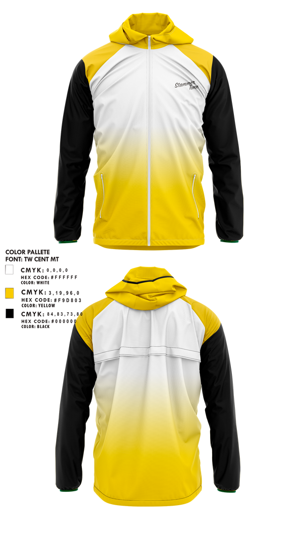 Windbreaker, Stammer Time, Ice Hockey, Teamtime, Team time, sublimation, custom sports apparel, team uniforms, spirit wear, spiritwear, sports uniforms, custom shirts, team store, custom team store, fundraiser sports, apparel fundraiser