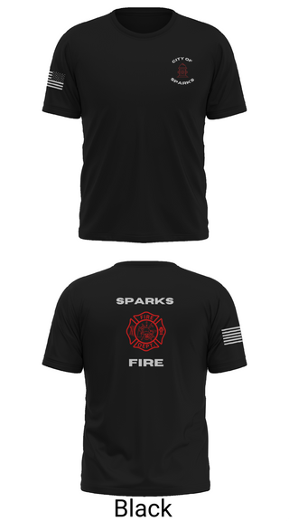 Old School Cotton Feel Shirt, Sparks Fire Department, Fire Department, Teamtime, Team time, sublimation, custom sports apparel, team uniforms, spirit wear, spiritwear, sports uniforms, custom shirts, team store, custom team store, fundraiser sports, apparel fundraiser