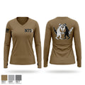 N731 Women's Long Sleeve V-neck Shirt - 1