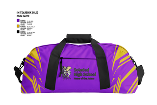 Duffle Bag, Soledad High School Cheer, Cheer, Teamtime, Team time, sublimation, custom sports apparel, team uniforms, spirit wear, spiritwear, sports uniforms, custom shirts, team store, custom team store, fundraiser sports, apparel fundraiser
