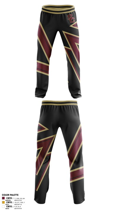 Summer Creek High School Bowling 37718060 Sweatpants - 2