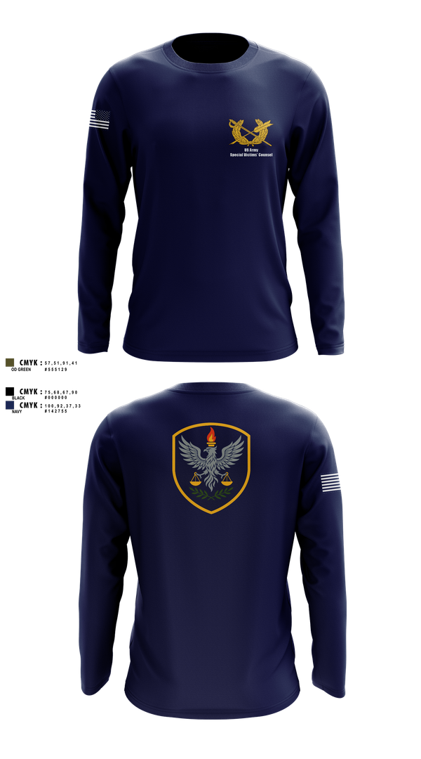 Long Sleeve Performance Shirt, US Army Special Victims’ Counsel, , Teamtime, Team time, sublimation, custom sports apparel, team uniforms, spirit wear, spiritwear, sports uniforms, custom shirts, team store, custom team store, fundraiser sports, apparel fundraiser