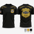 NEWTON FALLS POLICE DEPARTMENT 81850374 Old School Cotton Feel Shirt - 1