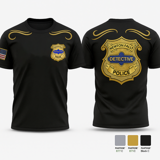 Old School Cotton Feel Shirt, NEWTON FALLS POLICE DEPARTMENT, Police, Teamtime, Team time, sublimation, custom sports apparel, team uniforms, spirit wear, spiritwear, sports uniforms, custom shirts, team store, custom team store, fundraiser sports, apparel fundraiser