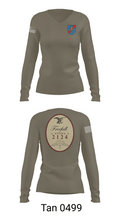 ODA 2124 25169904 Women's Long Sleeve V-neck Shirt - 11