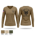 192nd Firefighter Detachment Women's Long Sleeve V-neck Shirt - 1