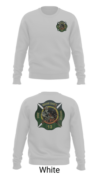 Crew Neck Sweatshirt, Miami Dade Fire Rescue, Fire Department, Teamtime, Team time, sublimation, custom sports apparel, team uniforms, spirit wear, spiritwear, sports uniforms, custom shirts, team store, custom team store, fundraiser sports, apparel fundraiser