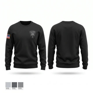 Crew Neck Sweatshirt, Clark DB, Police, Teamtime, Team time, sublimation, custom sports apparel, team uniforms, spirit wear, spiritwear, sports uniforms, custom shirts, team store, custom team store, fundraiser sports, apparel fundraiser