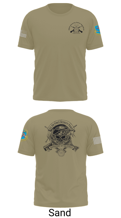 380th Security Police Squadron 85446587 Old School Cotton Feel Shirt - 90