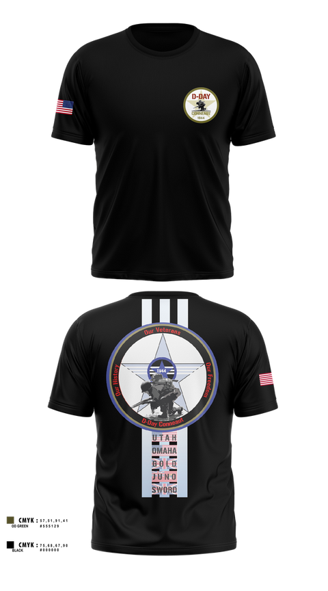 Old School Cotton Feel Shirt, D-Day Ohio, Inc, , Teamtime, Team time, sublimation, custom sports apparel, team uniforms, spirit wear, spiritwear, sports uniforms, custom shirts, team store, custom team store, fundraiser sports, apparel fundraiser