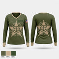 Clayton County Sheriff’s Office Women's Long Sleeve V-neck Shirt - 1