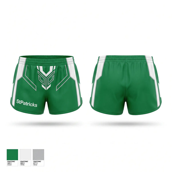 Womens Shorts, St.Patrick’s, Men's Basketball, Teamtime, Team time, sublimation, custom sports apparel, team uniforms, spirit wear, spiritwear, sports uniforms, custom shirts, team store, custom team store, fundraiser sports, apparel fundraiser