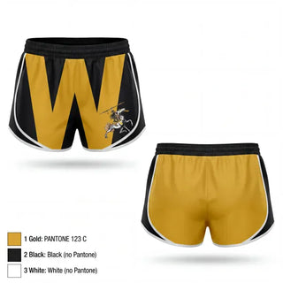 Womens Shorts, Whitehorse High School Track & Field, Track & Field, Teamtime, Team time, sublimation, custom sports apparel, team uniforms, spirit wear, spiritwear, sports uniforms, custom shirts, team store, custom team store, fundraiser sports, apparel fundraiser