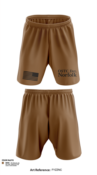 Athletic Shorts With Pockets, OSTC Det. Norfolk, Navy, Teamtime, Team time, sublimation, custom sports apparel, team uniforms, spirit wear, spiritwear, sports uniforms, custom shirts, team store, custom team store, fundraiser sports, apparel fundraiser