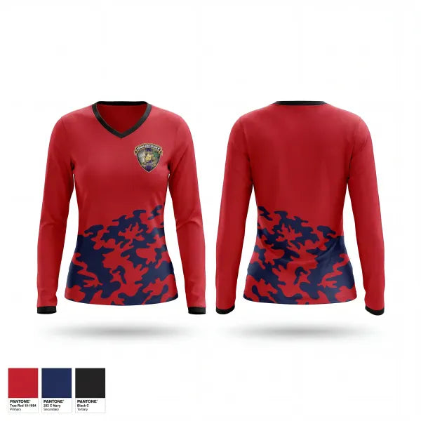 Womens Long Sleeve Vneck Shirt, WWR, Swimming, Teamtime, Team time, sublimation, custom sports apparel, team uniforms, spirit wear, spiritwear, sports uniforms, custom shirts, team store, custom team store, fundraiser sports, apparel fundraiser