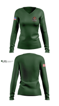 Timberline Fire Suppression 9408457 Women's Long Sleeve V-neck Shirt - 2