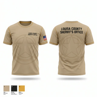 Old School Cotton Feel Shirt, Louisa County Sheriff's Office, Police, Teamtime, Team time, sublimation, custom sports apparel, team uniforms, spirit wear, spiritwear, sports uniforms, custom shirts, team store, custom team store, fundraiser sports, apparel fundraiser