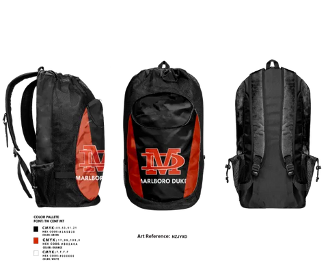 Gear Bag, Marlboro Dukes, Bowling, Teamtime, Team time, sublimation, custom sports apparel, team uniforms, spirit wear, spiritwear, sports uniforms, custom shirts, team store, custom team store, fundraiser sports, apparel fundraiser