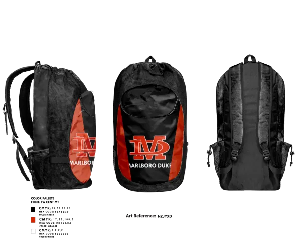 Gear Bag, Marlboro Dukes, Bowling, Teamtime, Team time, sublimation, custom sports apparel, team uniforms, spirit wear, spiritwear, sports uniforms, custom shirts, team store, custom team store, fundraiser sports, apparel fundraiser