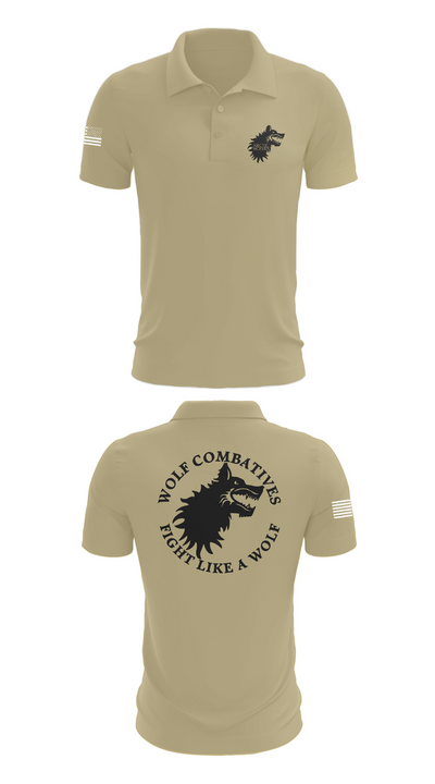 Wolf Combatives Short Sleeve Performance Polo - 87