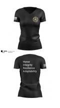 Apex Security and Investigations Women's Short Sleeve V-neck Shirt - 2
