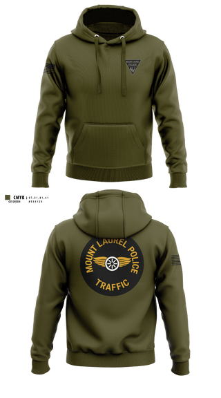 Hoodie, Mount Laurel NJ Police Traffic Bureau, Police, Teamtime, Team time, sublimation, custom sports apparel, team uniforms, spirit wear, spiritwear, sports uniforms, custom shirts, team store, custom team store, fundraiser sports, apparel fundraiser