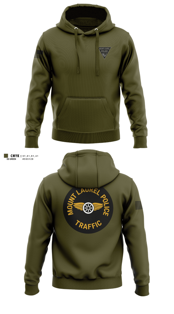 Hoodie, Mount Laurel NJ Police Traffic Bureau, Police, Teamtime, Team time, sublimation, custom sports apparel, team uniforms, spirit wear, spiritwear, sports uniforms, custom shirts, team store, custom team store, fundraiser sports, apparel fundraiser