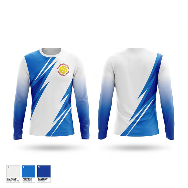 Long Sleeve Performance Shirt, Palm Beach County Pickleball League, , Teamtime, Team time, sublimation, custom sports apparel, team uniforms, spirit wear, spiritwear, sports uniforms, custom shirts, team store, custom team store, fundraiser sports, apparel fundraiser